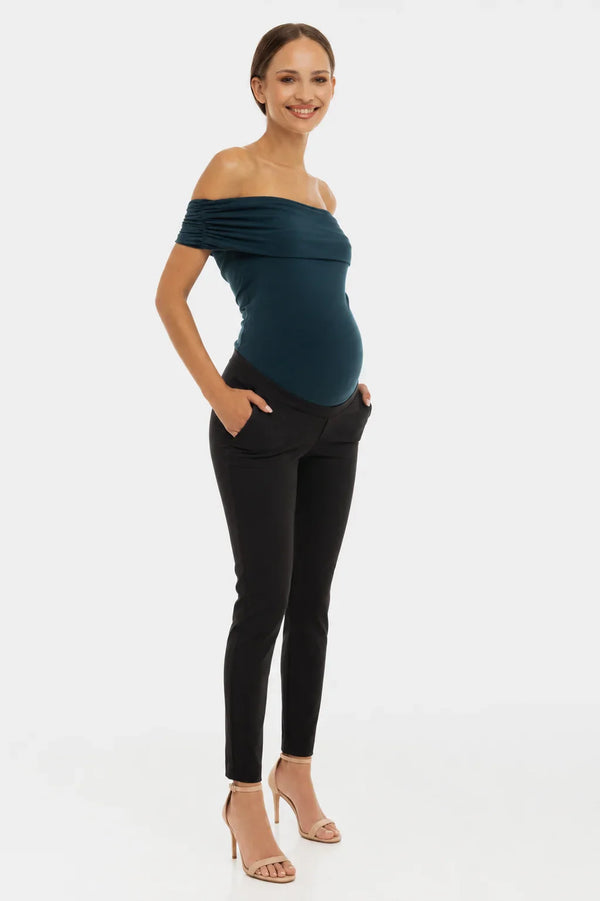Pantaloni negri pentru gravide