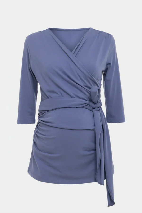 Bluză pentru contact piele pe piele – albastră