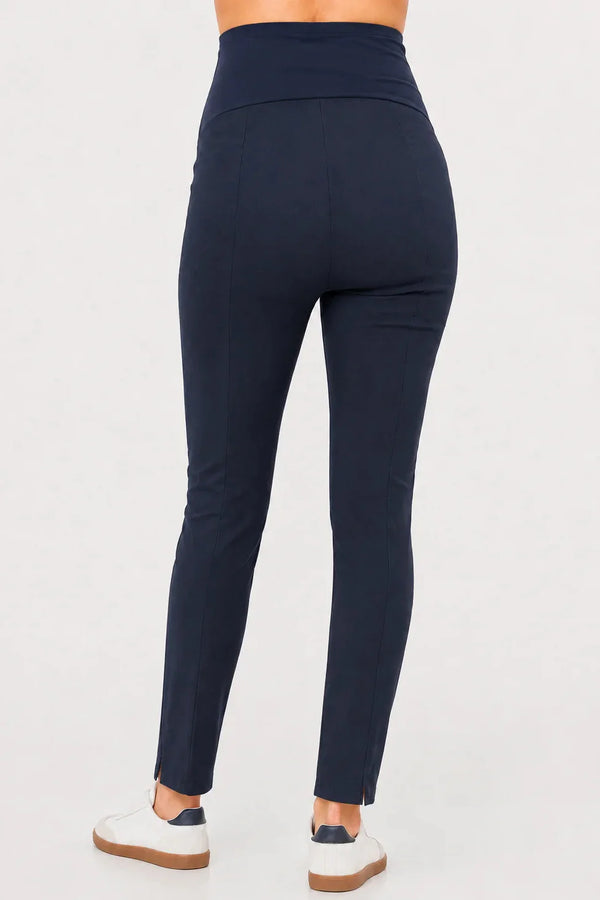 Pantaloni elastici pentru gravide – bleumarin