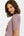 Rochie din bumbac rib pentru gravide și alăptare – violet