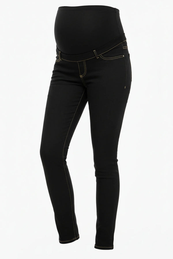 Blugi elastici pentru gravide cu curea detașabilă