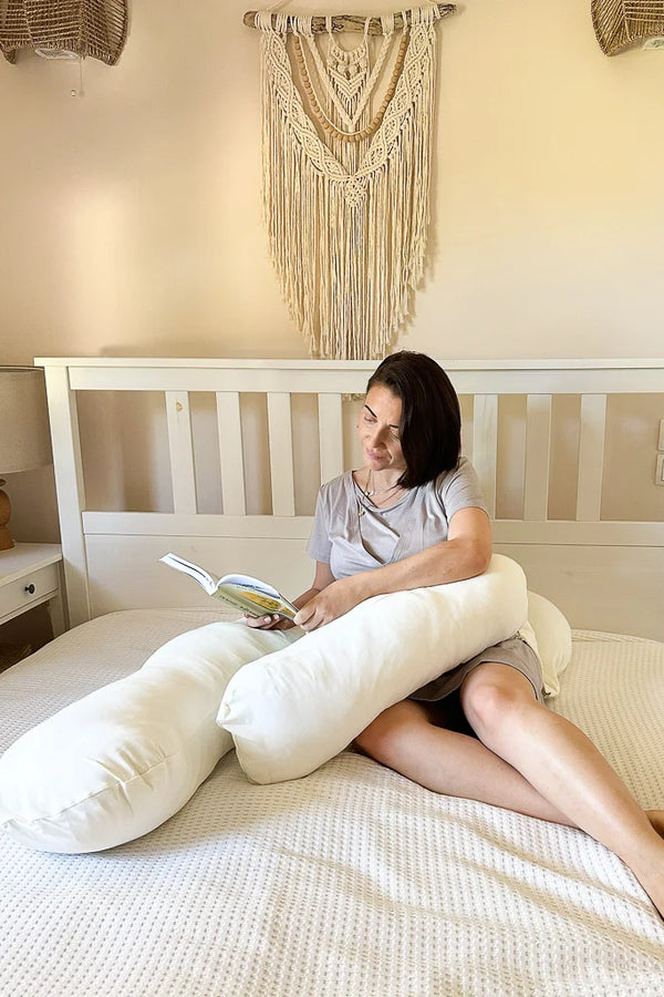 Pernă U 3 în 1 pentru gravide și alăptare – ecru