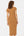 Rochie din bumbac rib pentru gravide și alăptare – caramel