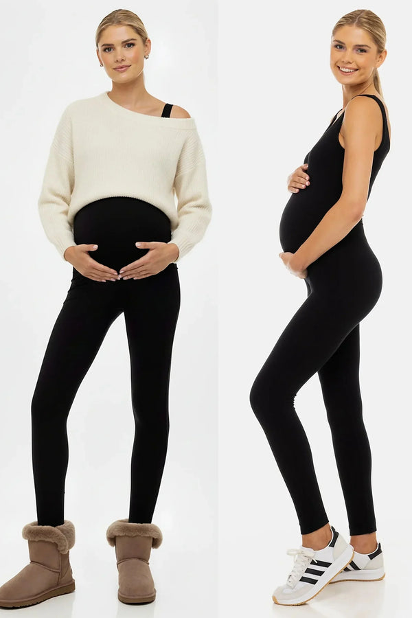 Salopetă modelatoare pentru gravide - negru