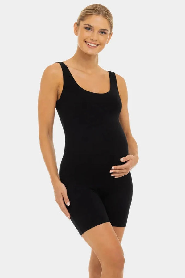 Salopetă scurtă modelatoare pentru gravide | 100% opacă