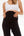 Pantaloni sport-eleganți pentru gravide – negri