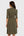 Rochie pentru gravide și alăptare, cu guler și decolteu petrecut – khaki