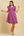 Rochie vaporoasă 2 în 1 pentru gravide și alăptare – violet
