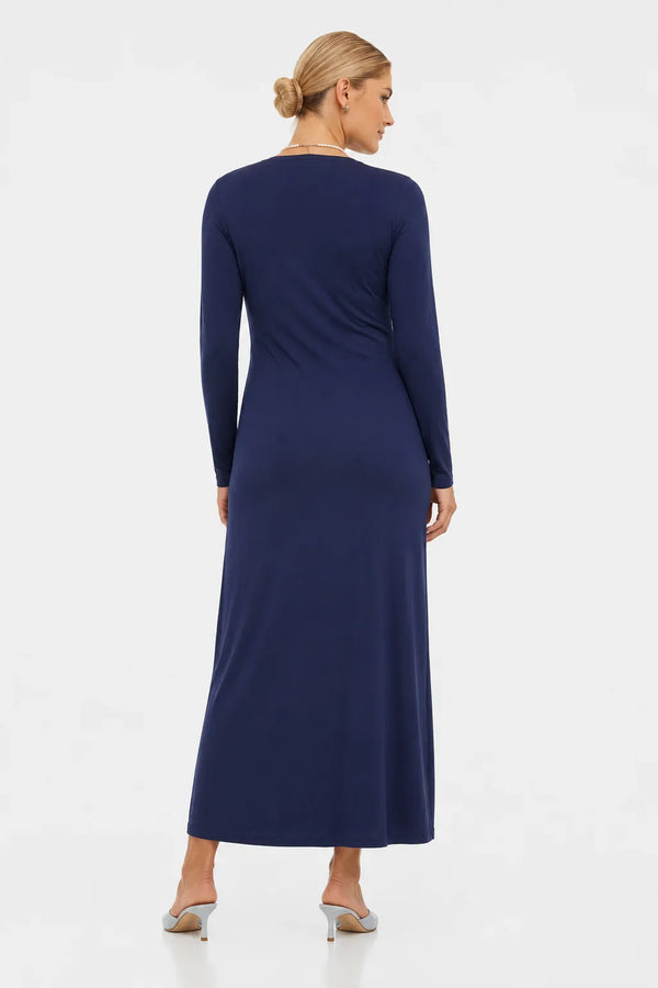 Set rochie și cardigan pentru gravide – în dungi