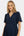 Rochie plisată de ocazie pentru gravide – bleumarin