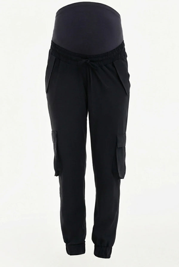 Pantaloni cargo bleumarin pentru gravide