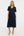 Rochie plisată de ocazie pentru gravide – bleumarin