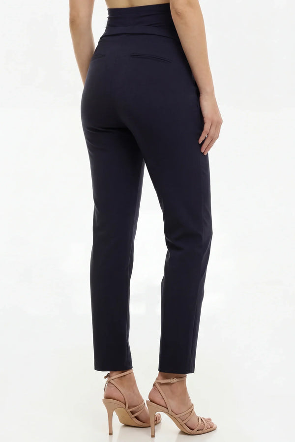 Pantaloni albastru închis pentru gravide