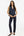 Pantalon elegant pentru gravide, din tricot – bleumarin