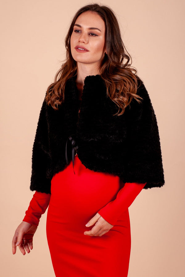 Rochie lungă pentru gravide cu fronseu