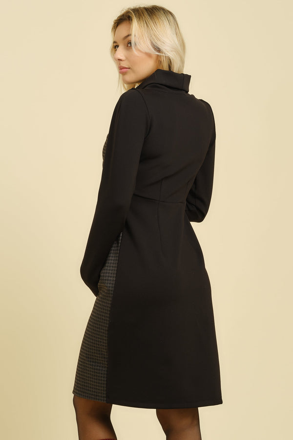 Rochie pentru gravide și alăptare cu guler polo