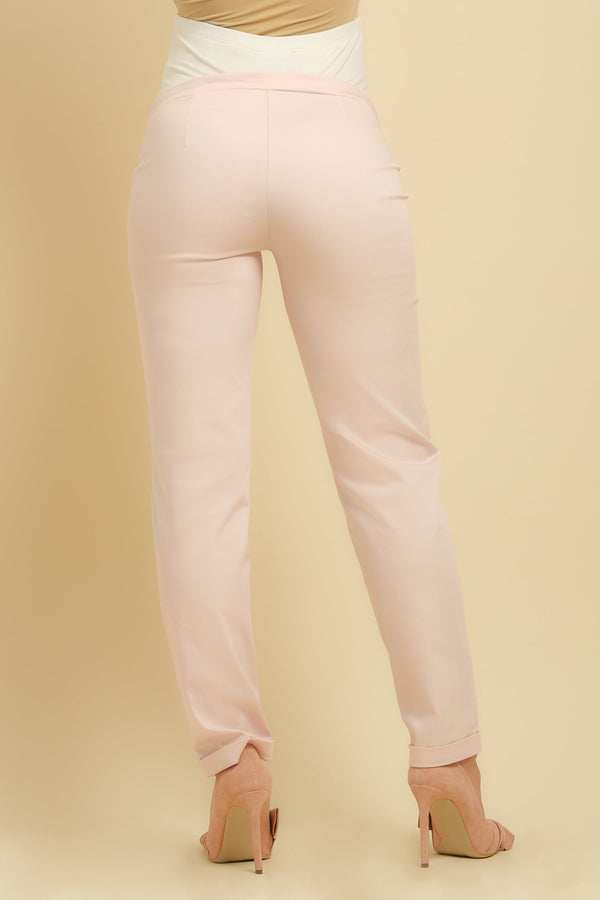 Pantaloni strâmţi din bumbac pentru gravide