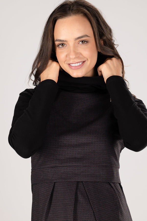 Rochie pentru gravide și alăptare cu guler polo