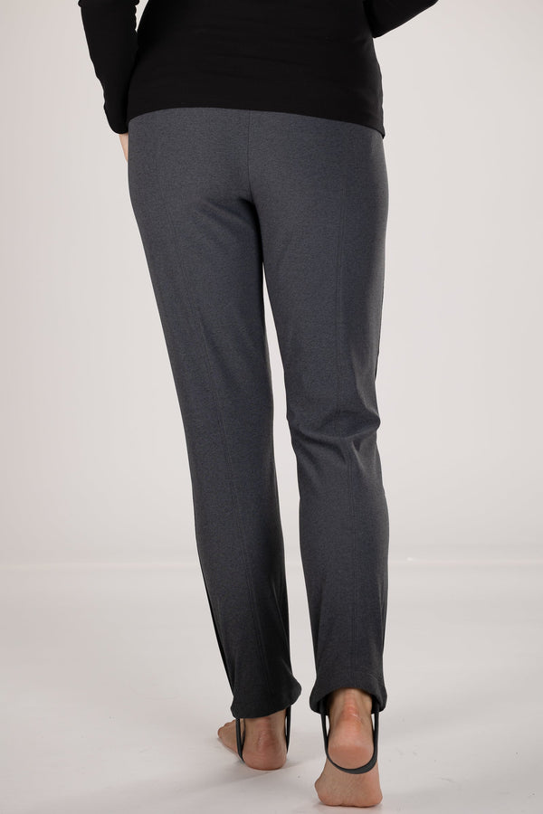 Pantaloni din jerseu cu benzi pe laterale pentru gravide