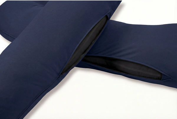 Pernă U 3 în 1 pentru gravide și alăptare – albastru închis