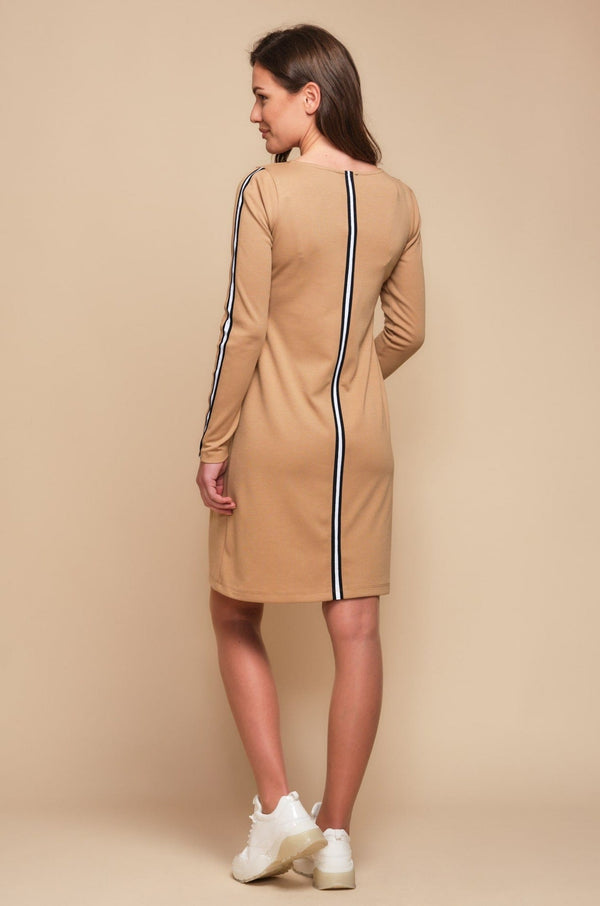 Rochie pentru gravide și alăptare cu benzi laterale