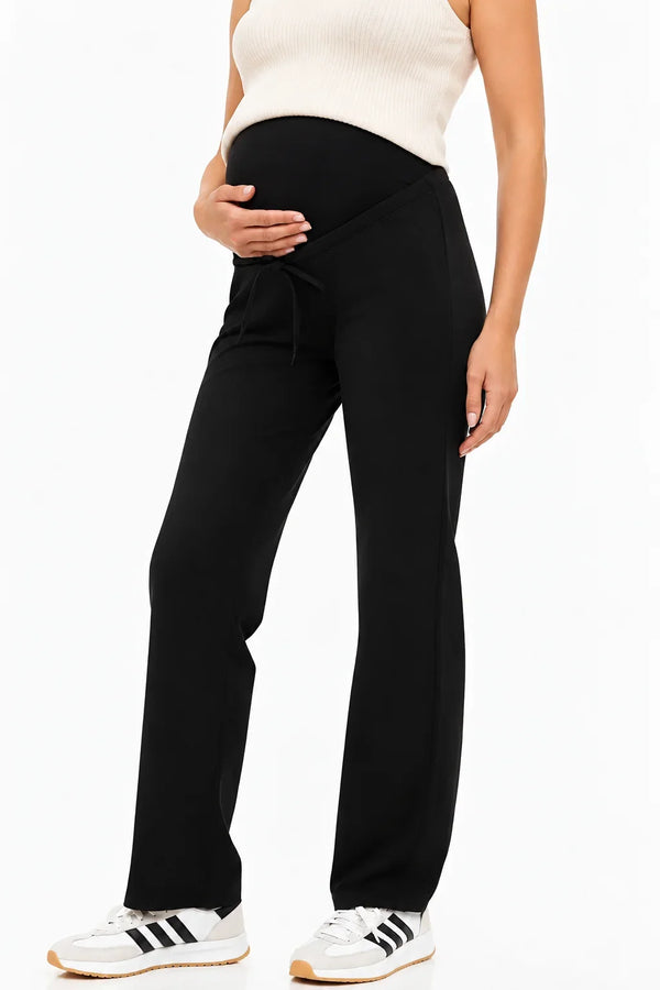 Pantaloni sport-elegant pentru gravide cu bumbac organic