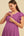 Rochie vaporoasă 2 în 1 pentru gravide și alăptare – violet
