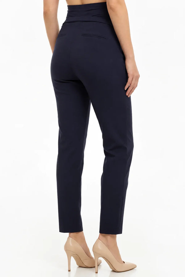 Pantaloni albastru închis pentru gravide