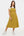 Rochie-salopetă pentru gravide și alăptare, cu imprimeu în dungi – ocru
