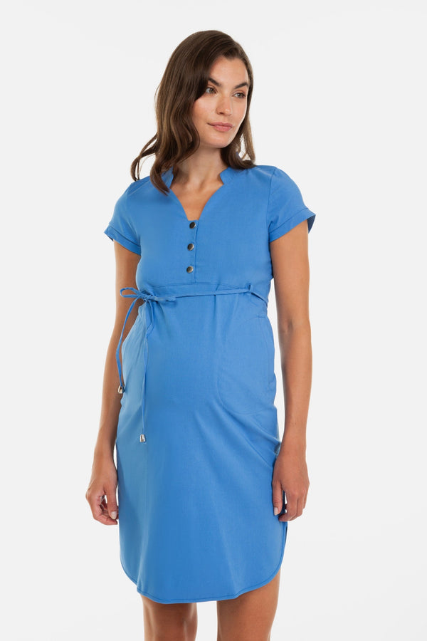 Rochie elastică pentru gravide și alăptare
