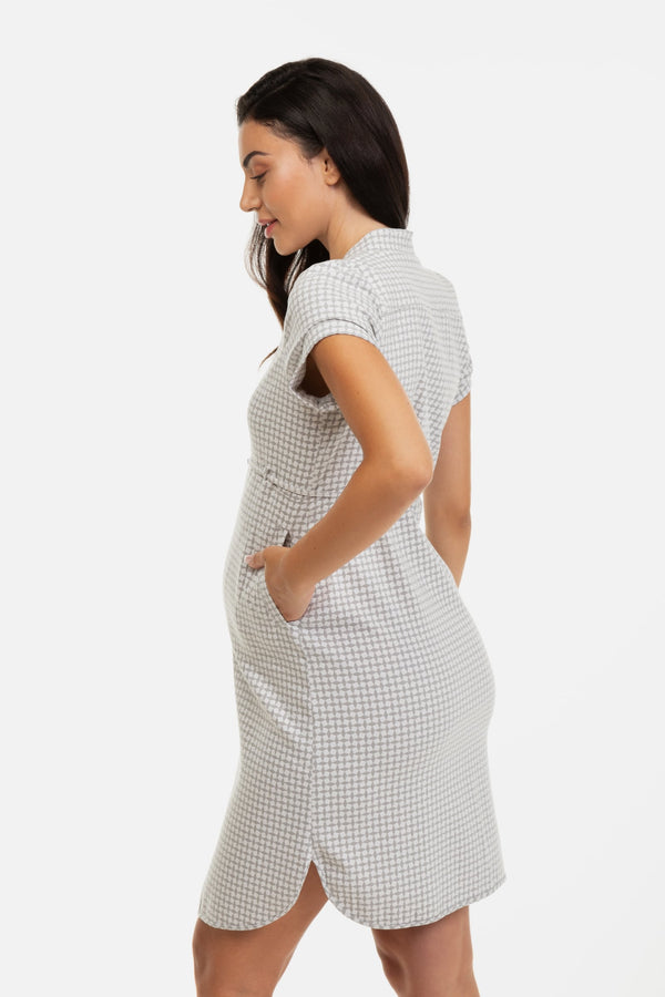 Rochie elastică pentru gravide și alăptare
