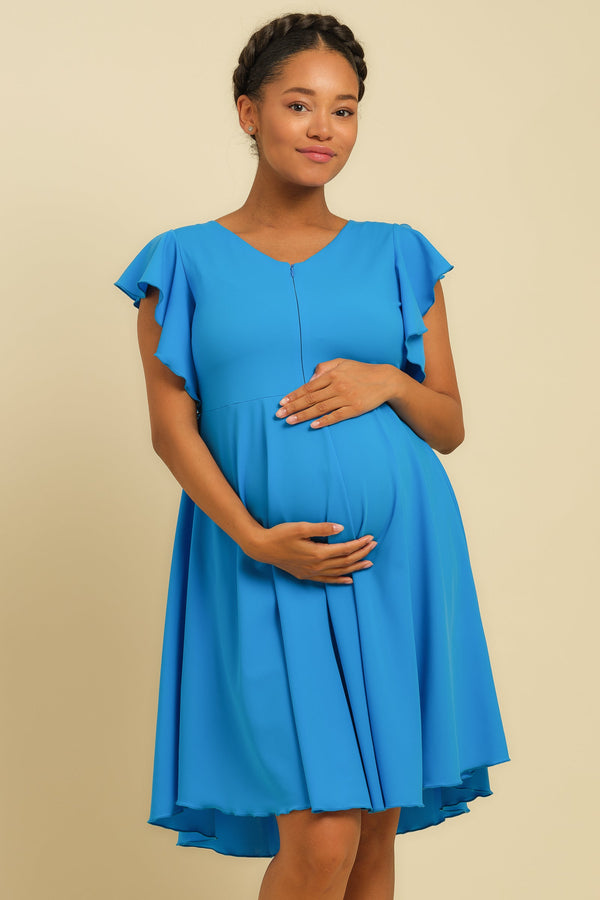Rochie vaporoasă pentru gravide și alăptare